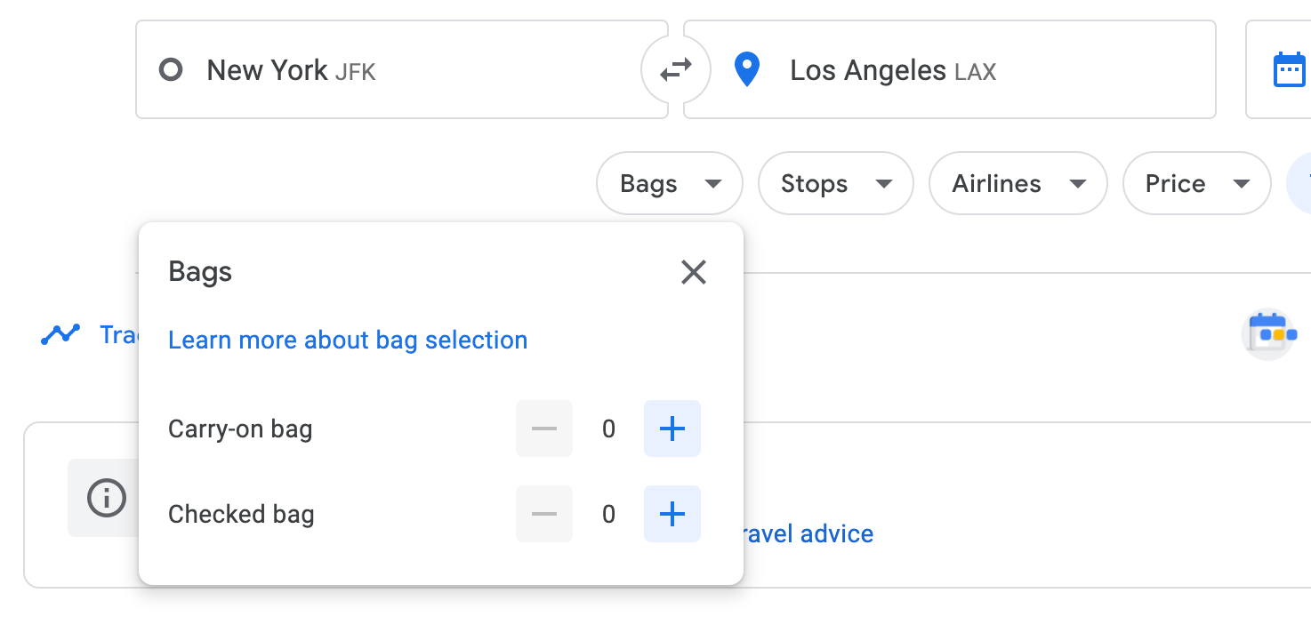 bag options